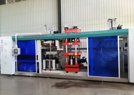 Lunch Box Egg Tray Blister Forming Machine Pet Controlled By Plc